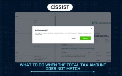 What should I do if Total tax amount is not tally?
