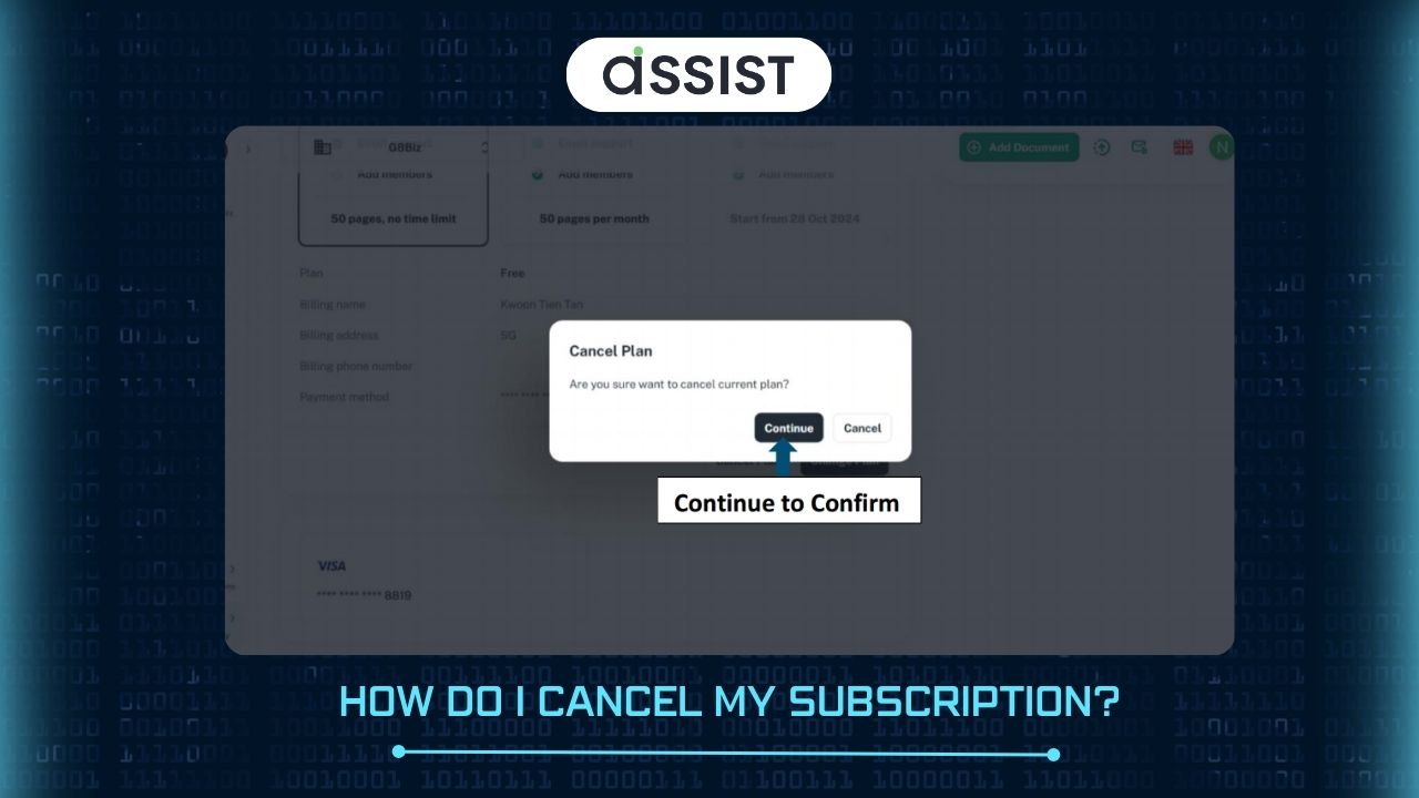 How do I cancel my subscription on Assist Biz? How do I cancel my subscription on Assist Biz?