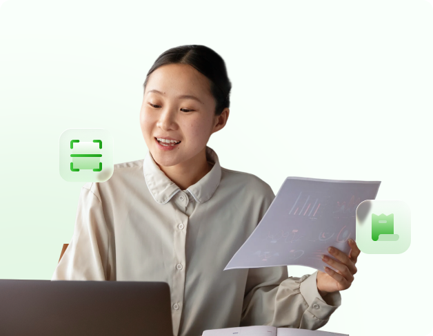 product-human-resource Finance professional handling a growing volume of documents with ASSIST