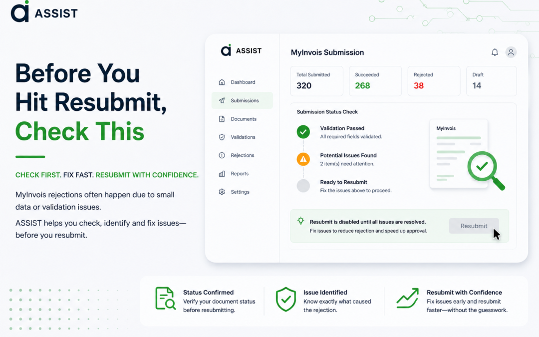 MyInvois Invoice Rejection: How to Resolve and Resubmit