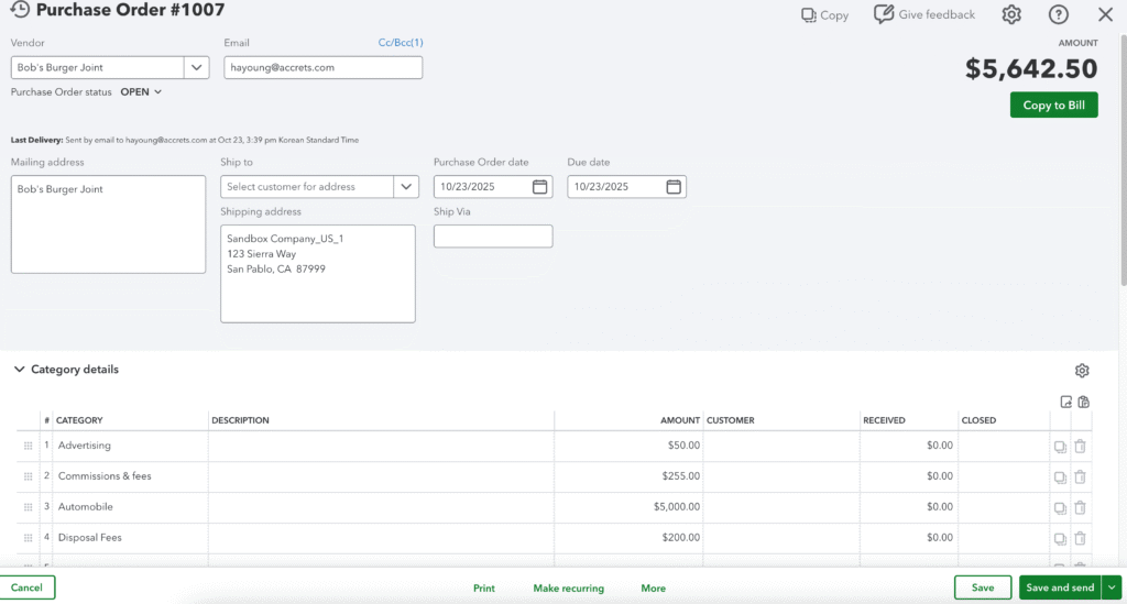 Three-Way Matching with Xero & QuickBooks